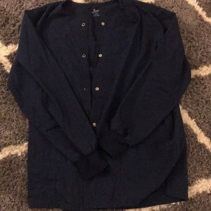 Navy scrub jacket